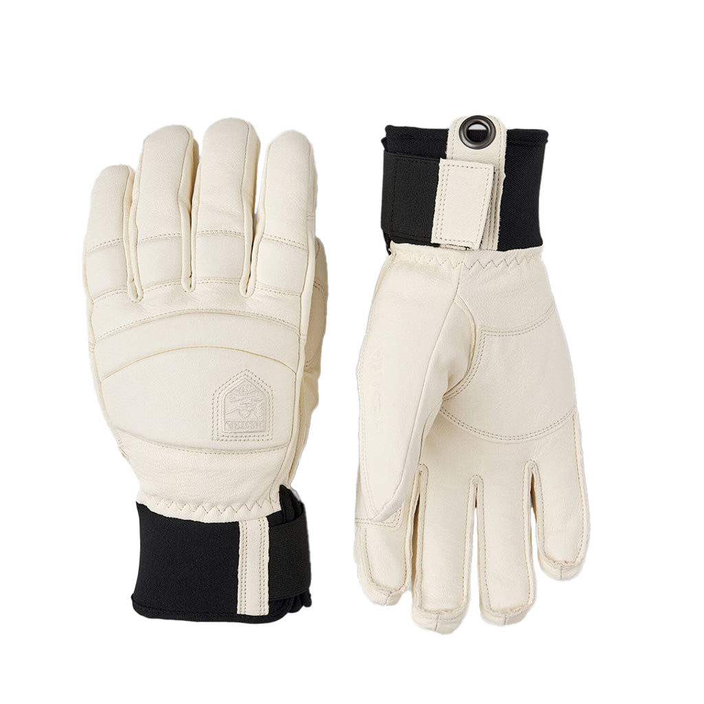 HESTRA FALL LINE LEATHER GLOVE-ALMOND WHITE