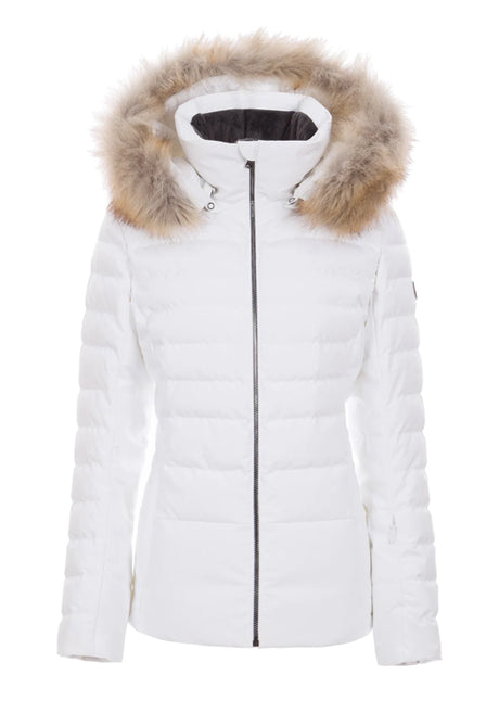 FERA WS JULIA FAUX FUR JACKET - WHITE CLOUD
