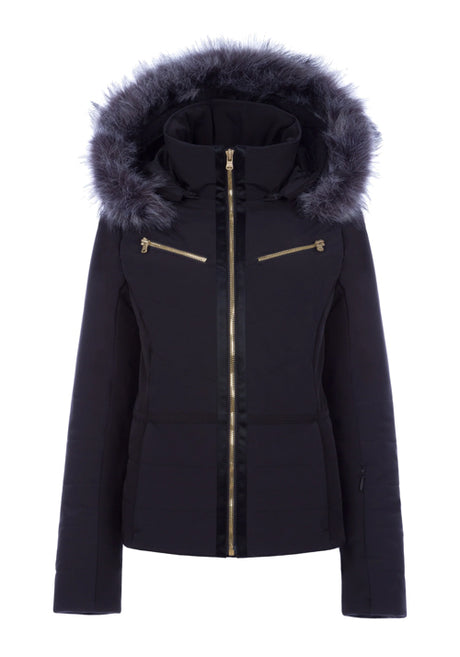 FERA WS LILY FAUX FUR JACKET - BLACK