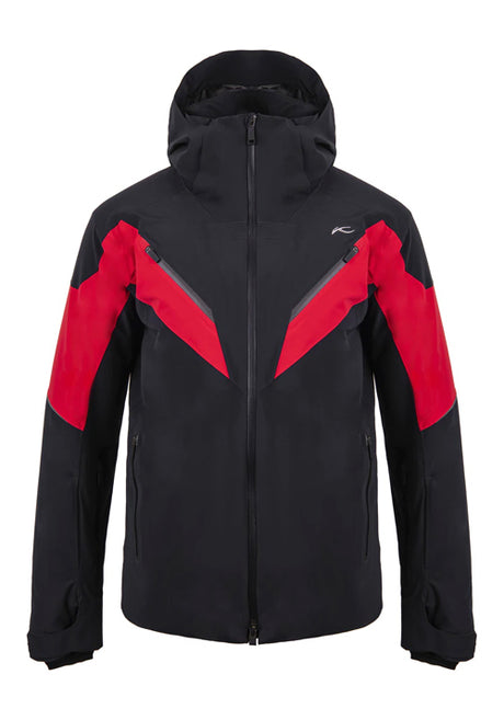 KJUS FORCE MS JACKET BLACK/CARMINE