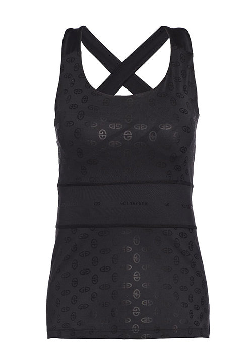 GOLDBERGH DESTINY SLEEVELESS TOP BLACK