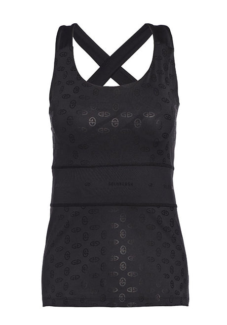 GOLDBERGH DESTINY SLEEVELESS TOP BLACK
