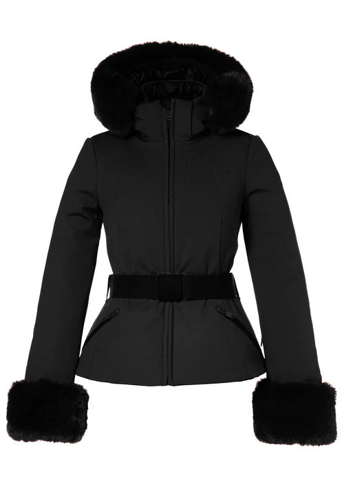 GOLDBERGH GISELLE JACKET FAUX FUR - BLACK