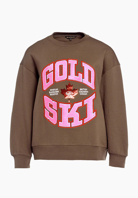 GOLDBERGH RINK CREW NECK SWEATER - ARMY