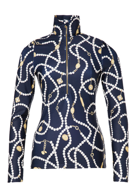 GOLDBERGH VIVIENNE SKI PULLY - FRENCH NAVY
