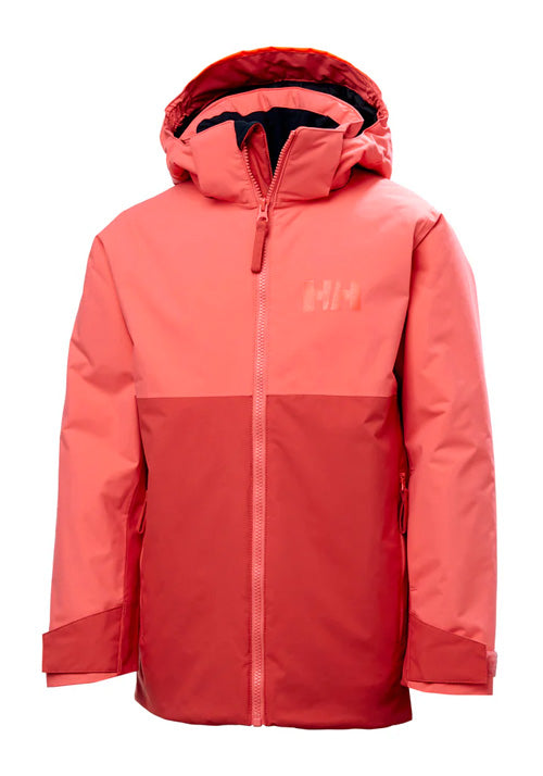 HELLY HANSEN JNR TRAVERSE JACKET - POPPY RED