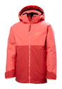 HELLY HANSEN JNR TRAVERSE JACKET - POPPY RED