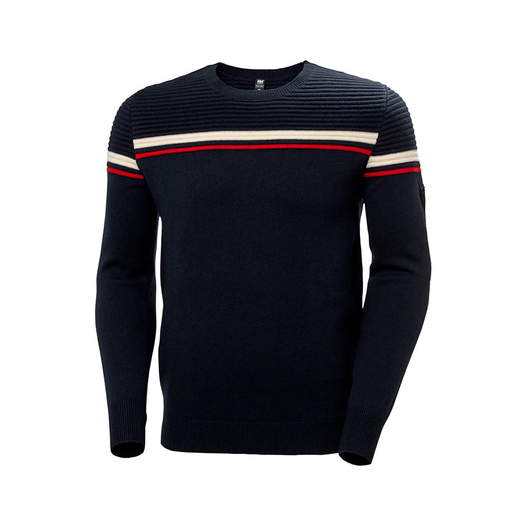 HELLY HANSEN MS CARV KNITTED JUMPER NAVY