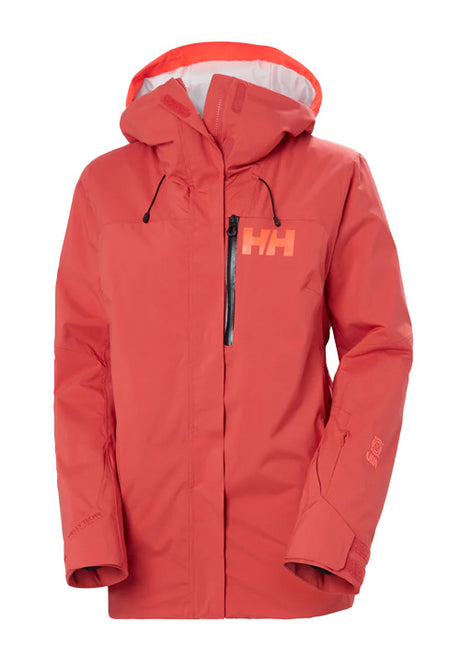 HELLY HANSEN WS POWSHOT JACKET - POPPY RED