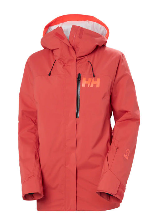 HELLY HANSEN WS POWSHOT JACKET - POPPY RED