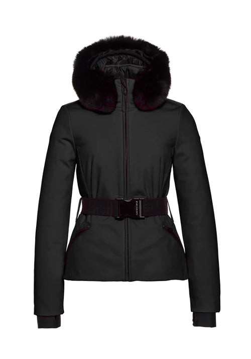 GOLDBERGH HIDA JACKET FOX FUR - BLACK