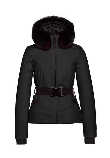GOLDBERGH HIDA JACKET FOX FUR - BLACK