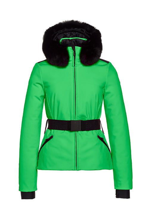 GOLDBERGH HIDA JACKET FAUX FUR - FLASH GREEN