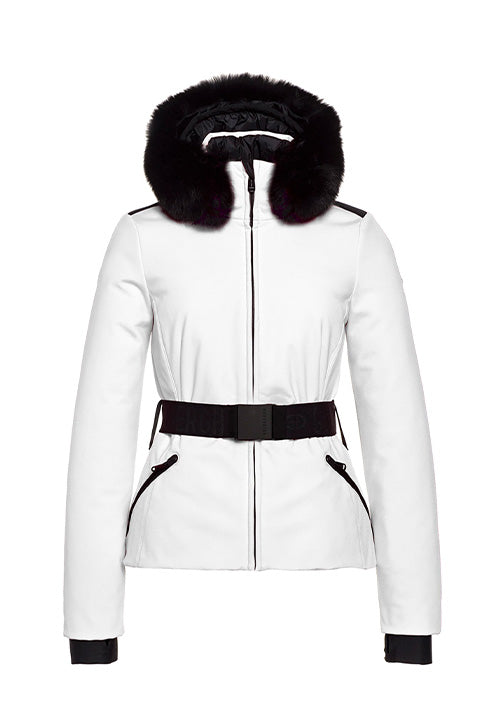 GOLDBERGH HIDA JACKET FAUX FUR - WHITE