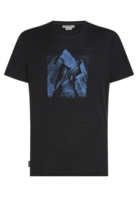 ICEBREAKER 150 TL SS TEE  GRANITE ADV BLACK