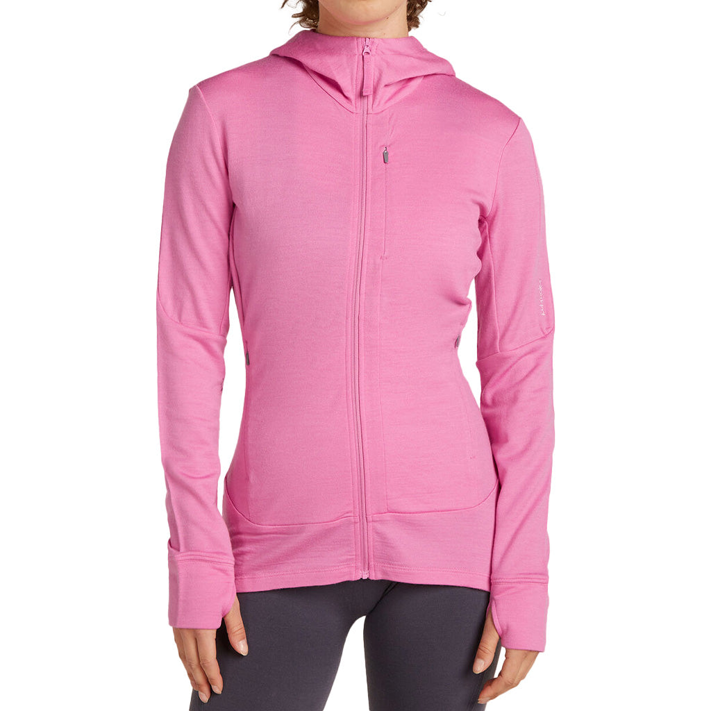 ICEBREAKER WS QUANTUM ZIP HOODIE-POP