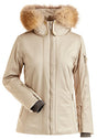 NILS ISA REAL FUR JACKET CHAMPAGNE