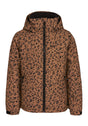 PROTEST JNR BELLE JACKET - FUDGECAMEL PRINT