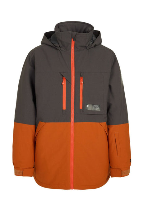 PROTEST JNR LARS JACKET - DEEP GREY