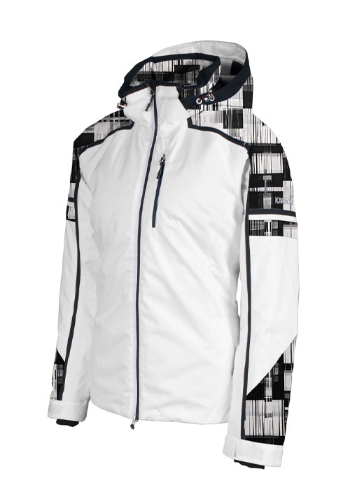 KARBON WS SOURCE PRINT JACKET - WHITE/PRINT