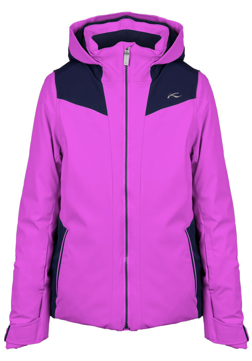 KJUS JNR FORMULA JACKET - FOXGLOVE/ATLANTA BLUE