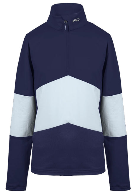 KJUS JNR JULIE 1/2 ZIP ATLANTA- ICY BLUE