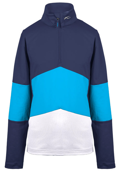 KJUS JNR JULIE MIDLAYER ATLANTA- BLUE-WHITE