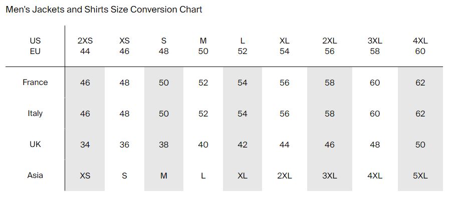 Size Guide