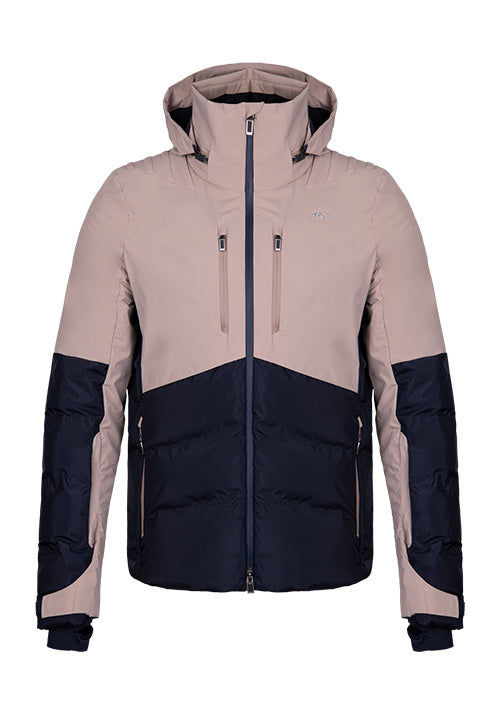KJUS MS PIVOT JACKET - ALMOND/DEEP SPACE