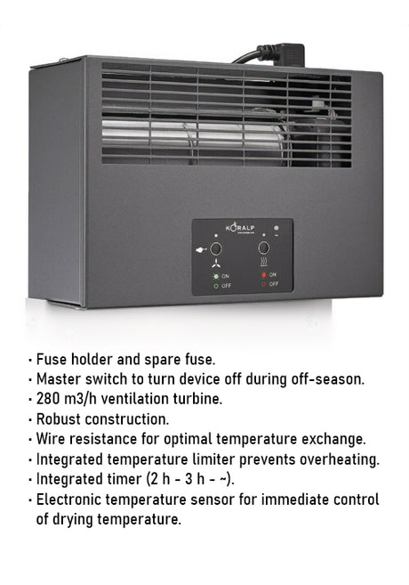 KORALP K-STOCKDRY-06 BOOT DRYER