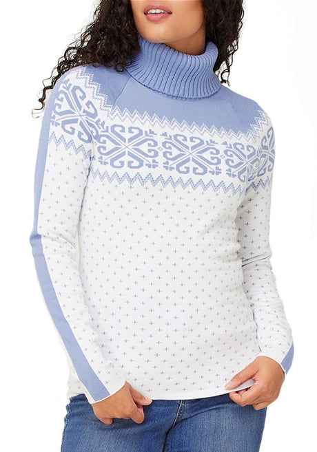 KRIMSON KLOVER SUGARBUSH T-NECK SWEATER BABY BLUE