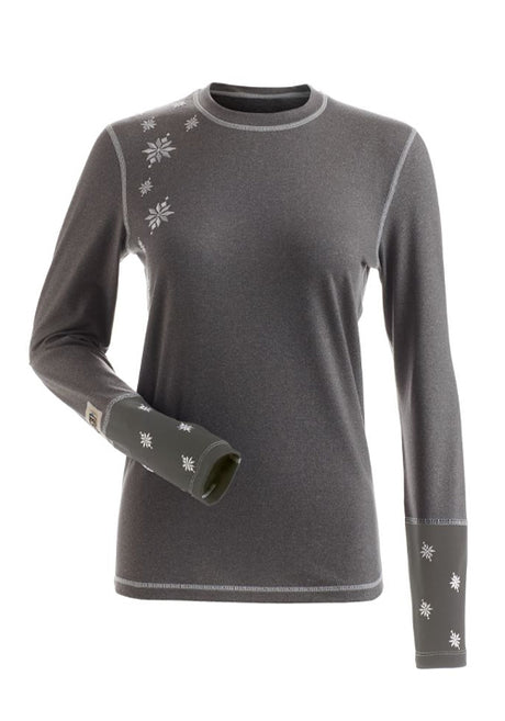 NILS MADDIE CREW TOP - GRAPHITE