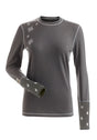 NILS MADDIE CREW TOP - GRAPHITE