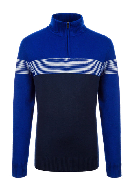 MEISTER MS SCOTT KNIT-PRISM BLUE/NAVY
