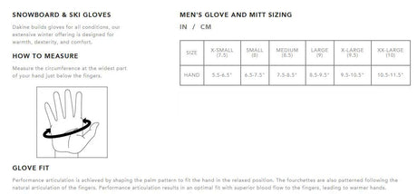 DAKINE TITAN LEATHER GTX GLOVE