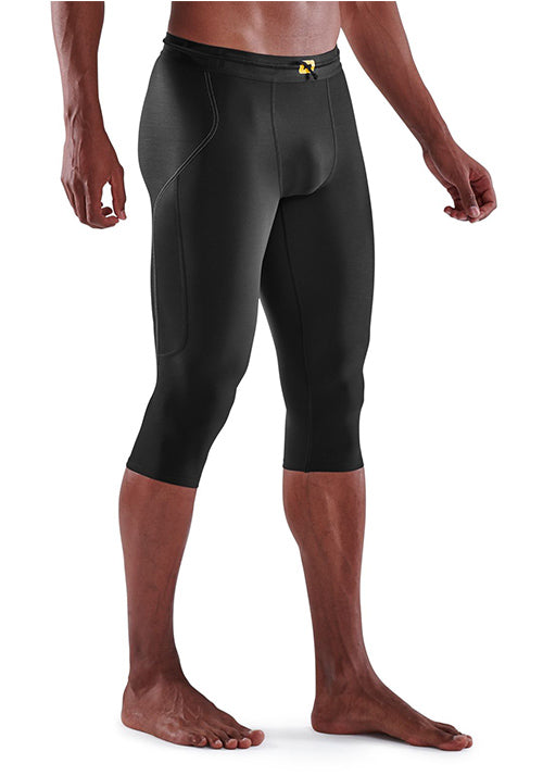 SKINS SERIES 3 MENS THERMAL 3/4 TIGHTS BLACK