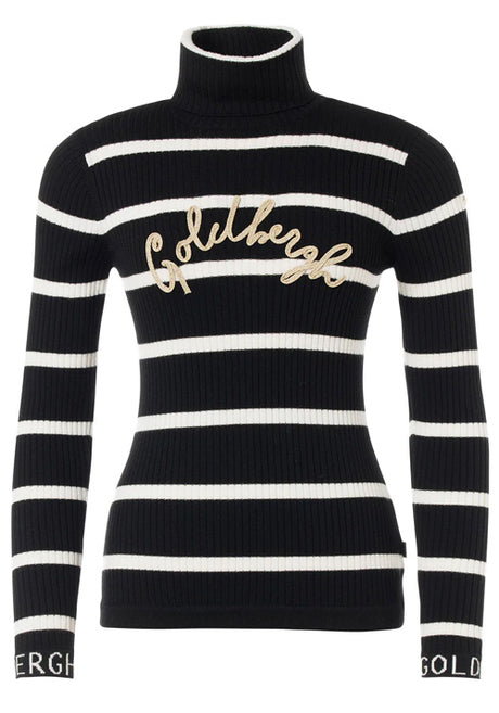 GOLDBERGH MIMI LONG SLEEVE STRIPE KNIT - BLUE