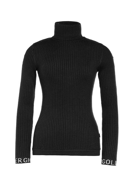 GOLDBERGH MIRA LONG SLEEVE KNIT - BLACK