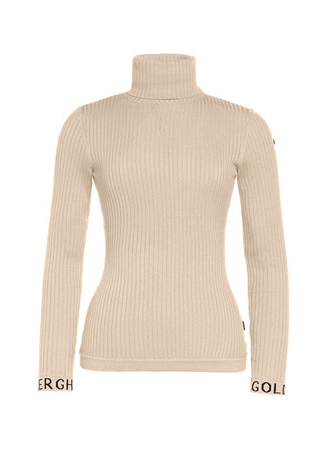GOLDBERGH MIRA LONG SLEEVE KNIT - CHAMPAGNE