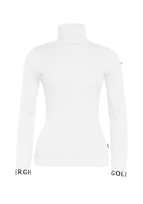 GOLDBERGH MIRA LONG SLEEVE KNIT - WHITE