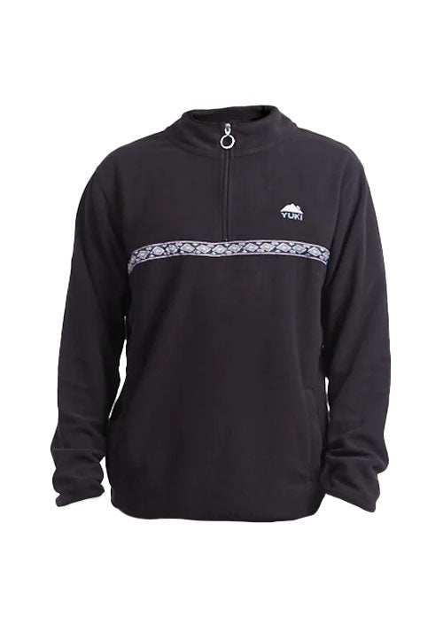 YUKI THREADS MS MOUNTAIN VIBES FLEECE - BLACK