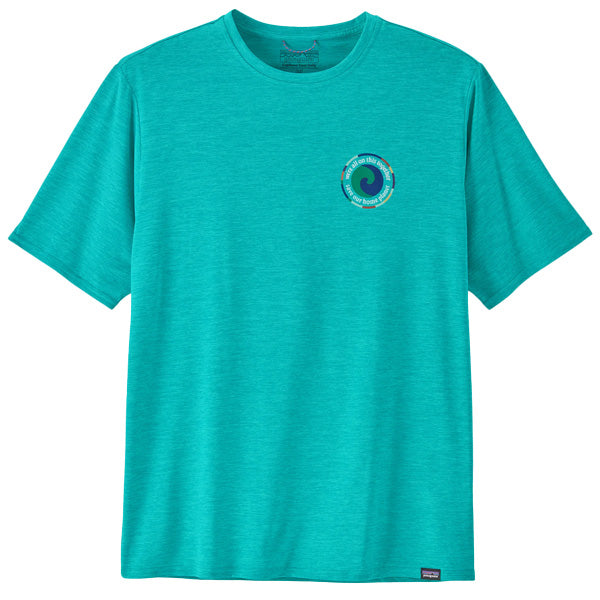 PATAGONIA MS CAP GRAPHIC TEE- SUBTIDAL BLUE