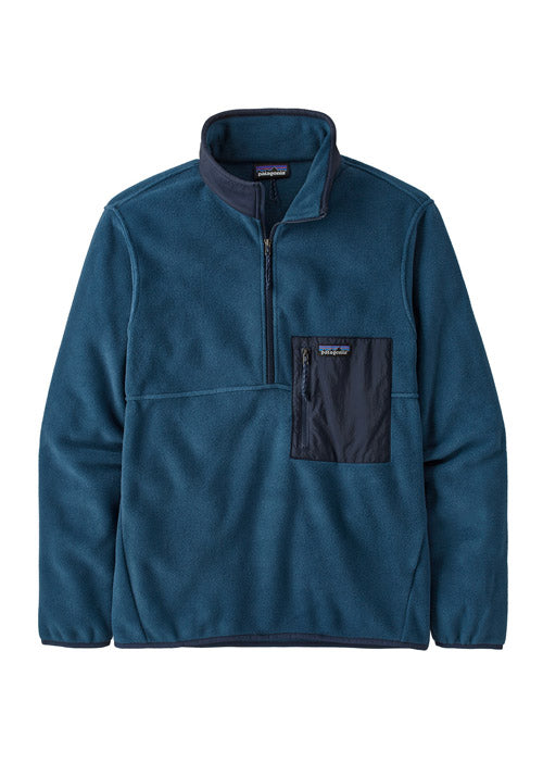 PATAGONIA MS MICRODINI 1/2 ZIP PO - TIDEPOOL BLUE
