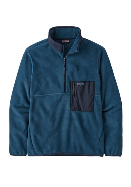 PATAGONIA MS MICRODINI 1/2 ZIP PO - TIDEPOOL BLUE