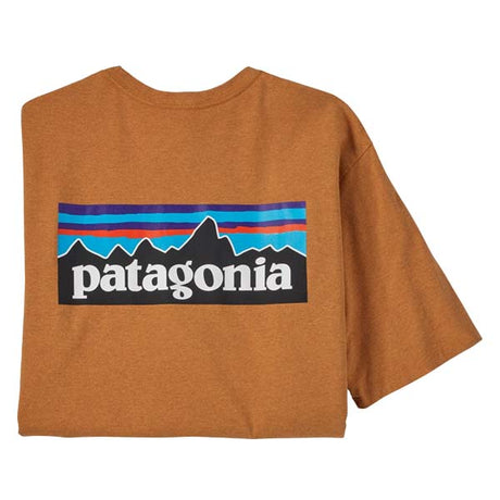 PATAGONIA MS P6 LOGO RESPONSIBILI TEE - CLOUDBERRY ORANGE