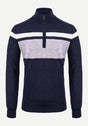 KJUS MS STRIPE SWEATER DEEP SPACE