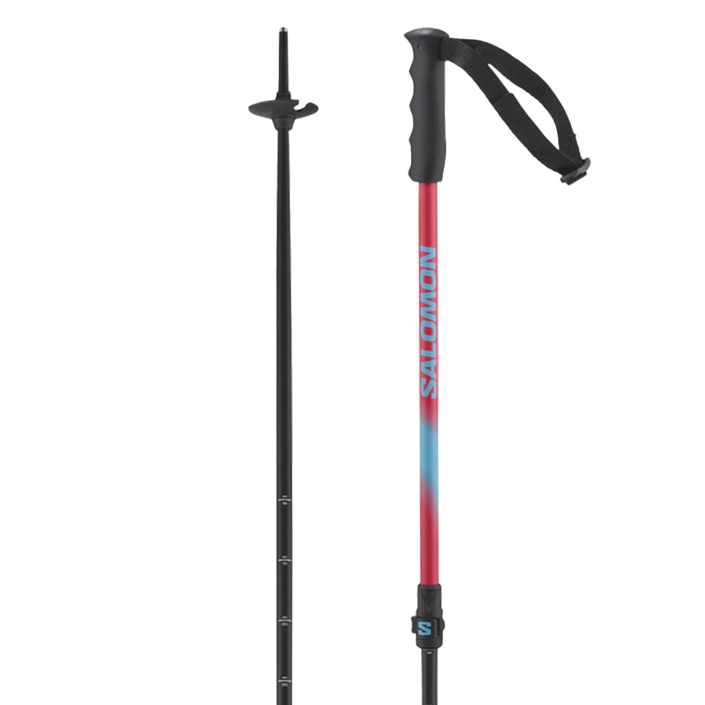 SALOMON MTN JR RED ADJUSTABLE POLES