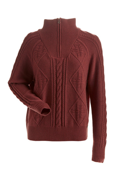 NILS OSLO SWEATER - REDWOOD