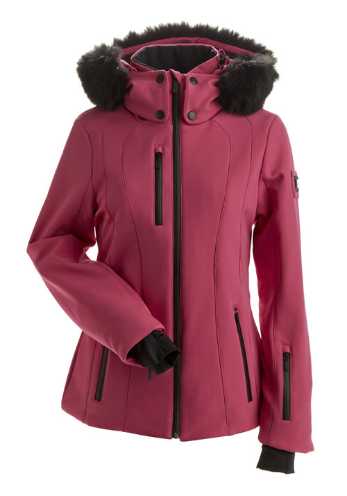 NILS WS DAVOS FAUX FUR JACKET - HOT PINK