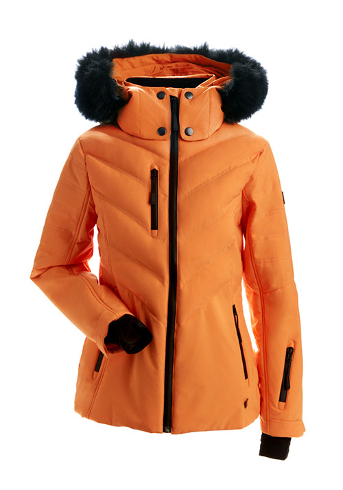 NILS WS SUNDANCE FAUX FUR JACKET - APRICOT